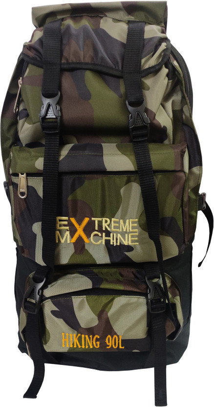 Army Print Backpack Travel Bag 