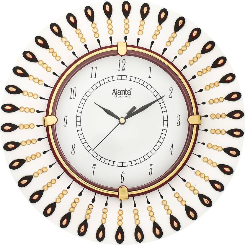 AJANTA Analog 33 cm X 33 cm Wall Clock Price in India Buy AJANTA