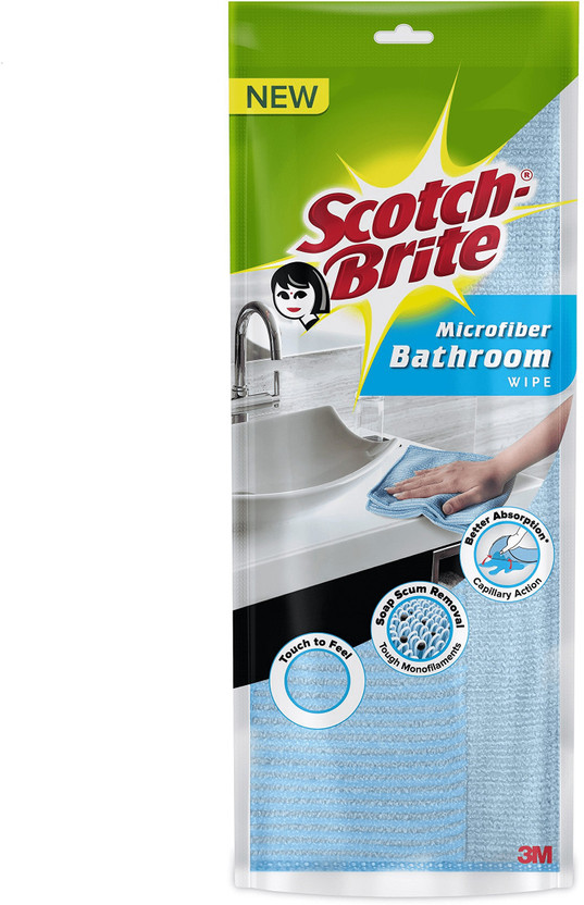 Scotch-Brite Wet and Dry Microfibre Cleaning Cloth(3 Units)
