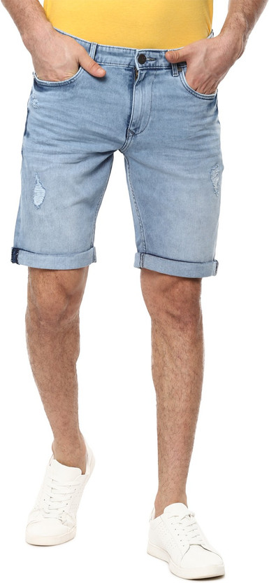 LOUIS PHILIPPE Washed Men Blue Denim 