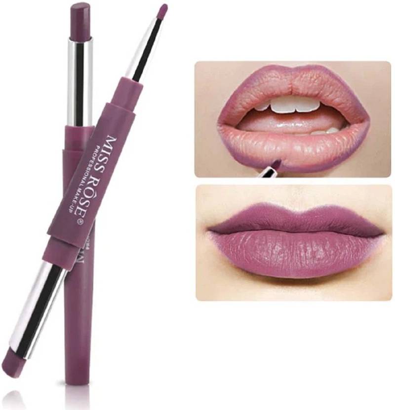 MISS ROSE 2in1 Matte Lipstick + Lipliner Sweet Girl Price in India, Buy MISS ROSE 2in1 Matte