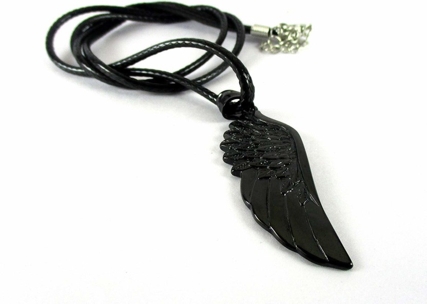 angel wing photo pendant