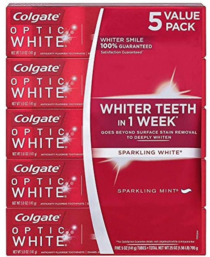 Colgate Optic White 5 Pk Toothpaste Buy Baby Care Products in India