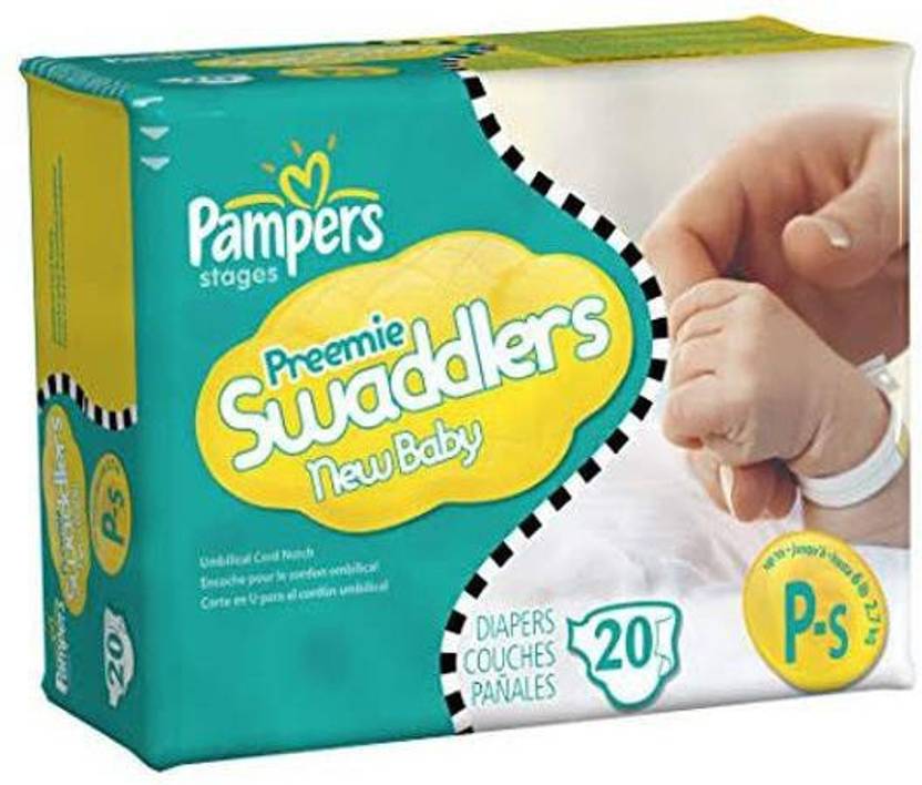 Pampers Swaddlers Preemie Mini Pack New Born Buy 20 Pampers Pant