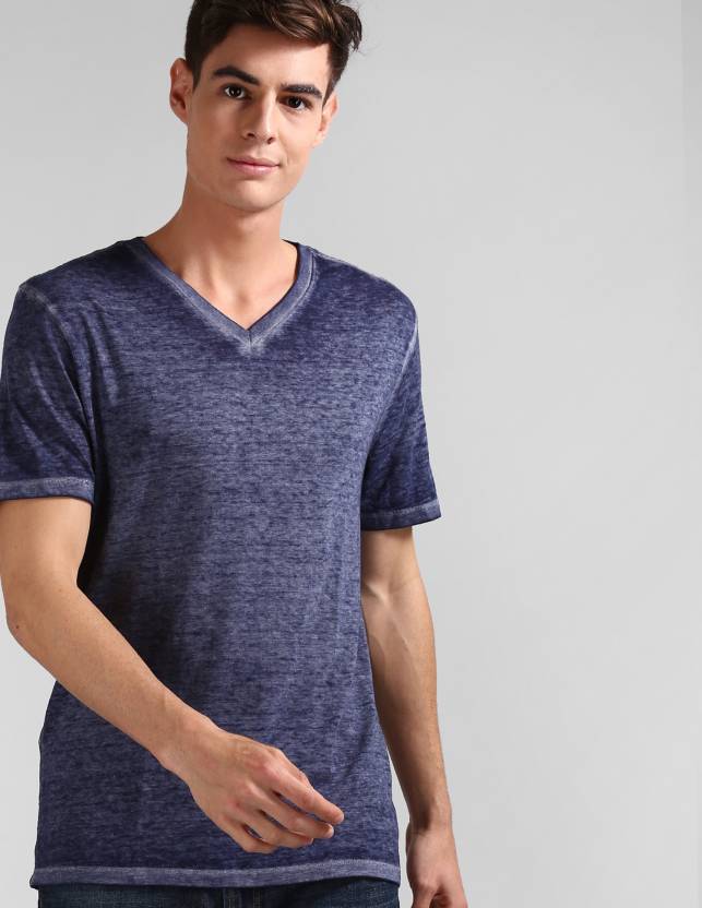 GAP Solid Men V Neck Blue T-Shirt - Buy GAP Solid Men V Neck Blue T-Shirt  Online at Best Prices in India | Flipkart.com