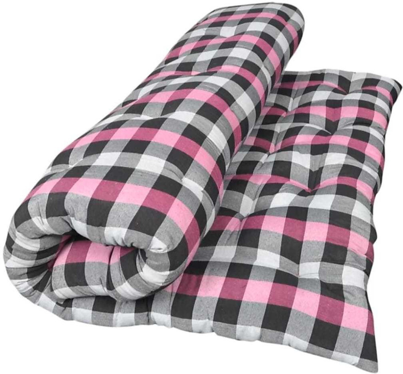 MOROFEEL Soft Cotton Mattress Series 4 inch Double Cotton Mattress(L x W: 72 inch x 72 inch)