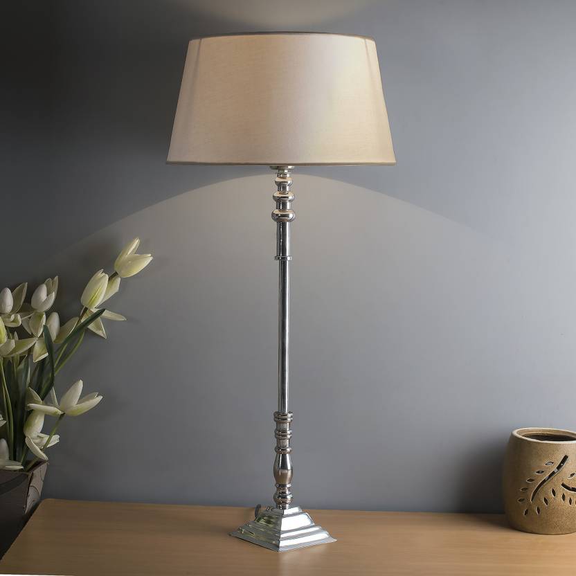Flipkart Perfect Homes Modern Aluminium Chrome Finish Buffet Table Lamp