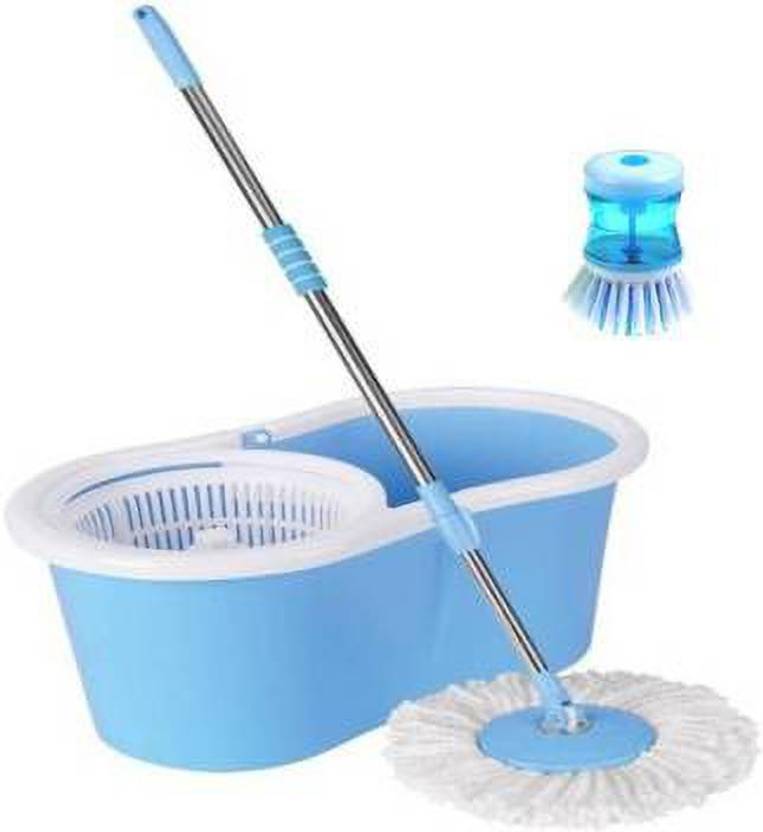 GTE 360Degree Self Spin Wringing With 2 Super Absorbers, 1 sink Brush