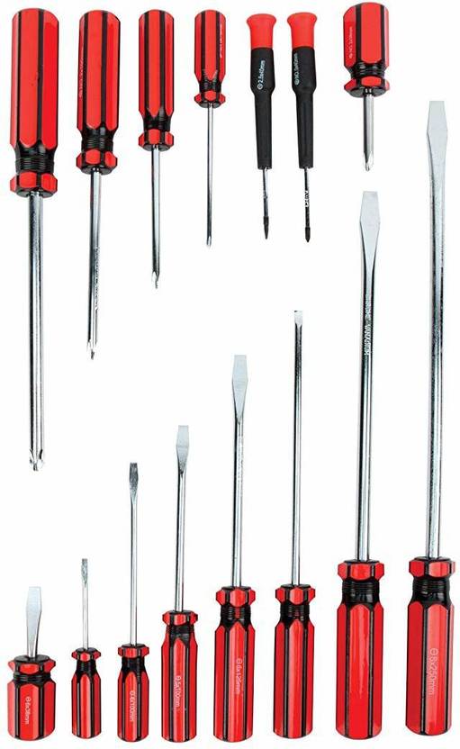 Performance Tool 15Piece Screwdriver Set Standard Screwdriver Set