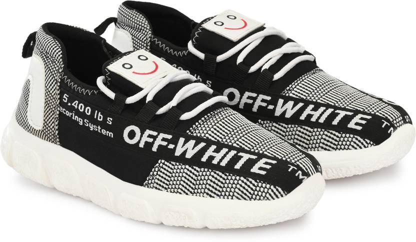 numenzo black canvas rubber sneakers for men