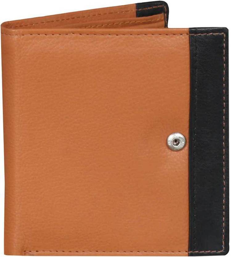 Qworld Men Brown Genuine Leather Wallet Brown Price in India