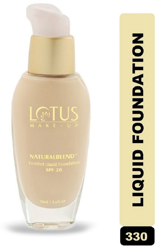 LOTUS MAKE - UP NATURALBLEND� COMFORT LIQUID FOUNDATION SPF-20 Foundation(SOFT CAMEO(OILY), 30 ml)