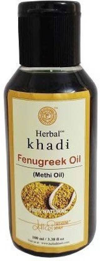 Herbal Khadi Fenugreek (Methi) Hair oil Hair Oil Price in India - Buy ...