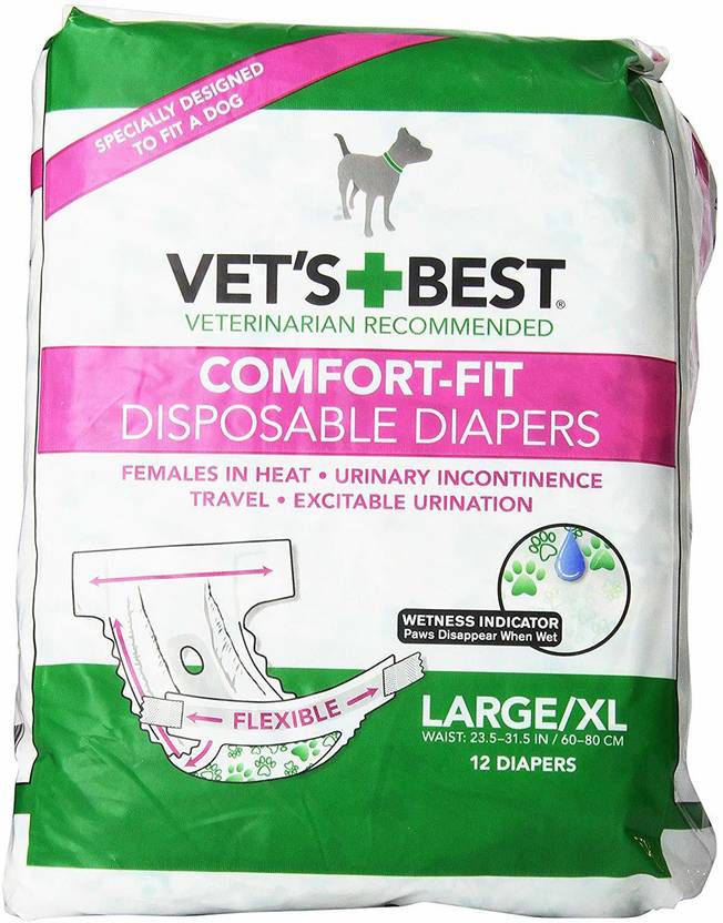 Vet's Best AZB00ETS9SE8 Disposable Dog Diapers Price in India Buy Vet's Best AZB00ETS9SE8