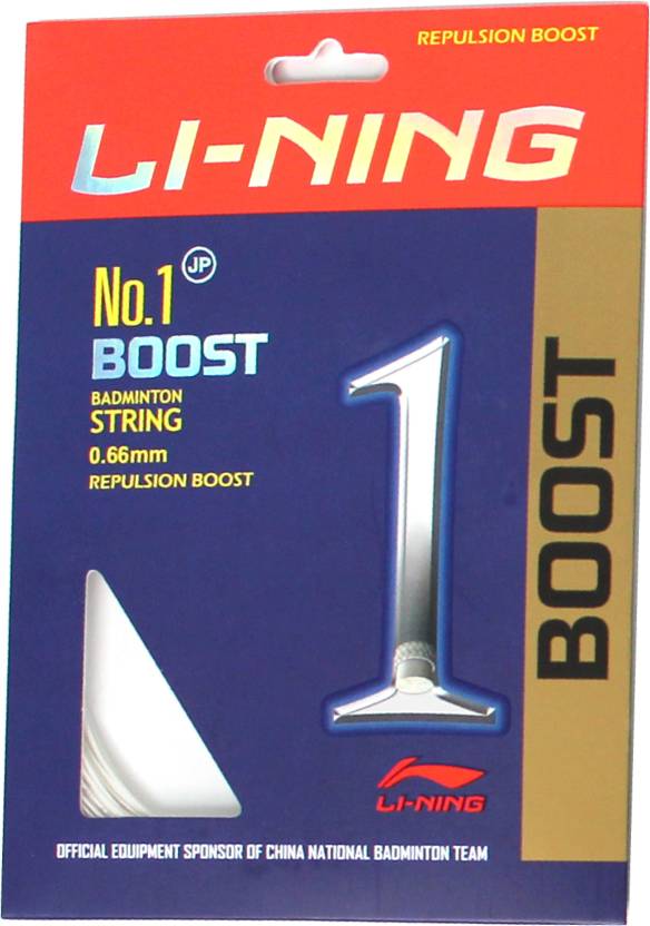 LI-NING String No 1 Repulsion Boost(0.66mm) 0.66 Badminton String - 10 ...