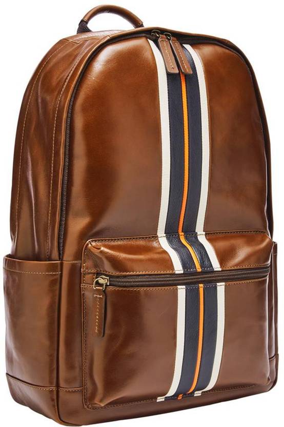 FOSSIL Buckner 16.71 L Laptop Backpack Brown Price in India