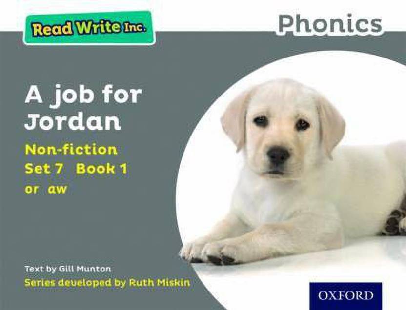 Read Write Inc. Phonics Grey Set 7 Nonfiction 1 A Job for Jordan Buy Read Write Inc. Phonics