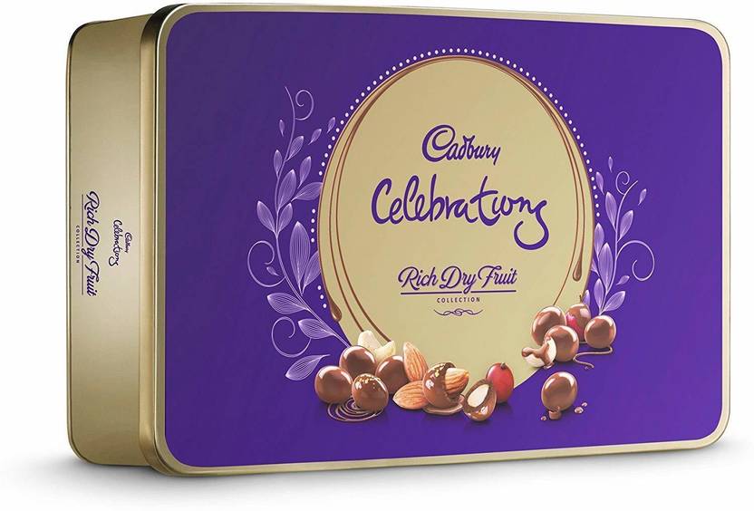 Cadbury Celebrations Rich Dry Fruit Chocolate Gift Box, 177g (Pack of 2