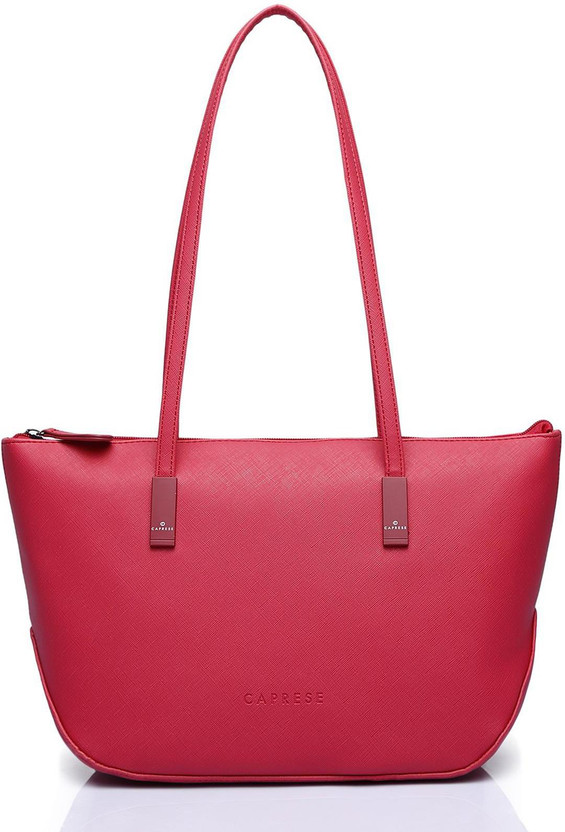 caprese pink satchel bag
