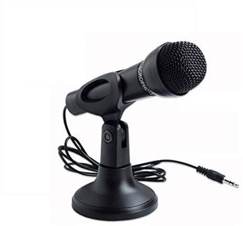 SmartTech NET KTV Microphone Sound Mic with Stand and Clip and 1.5m