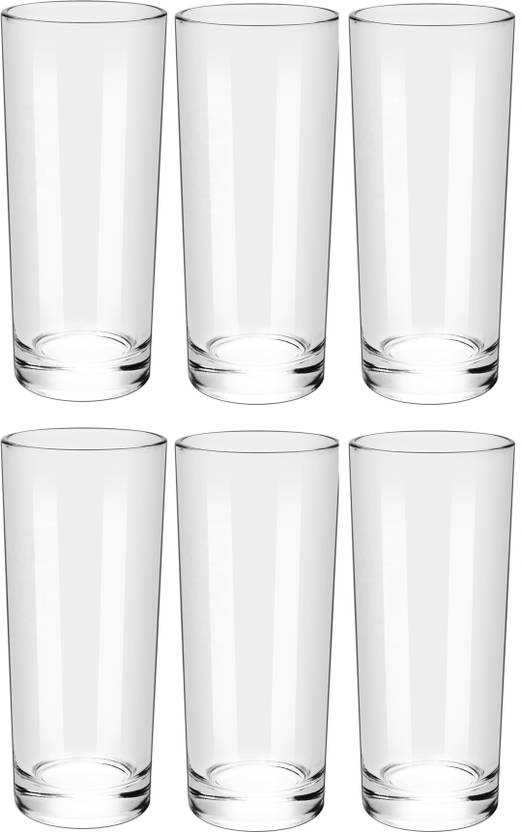 (Pack of 6) uropean Style Drinking Glasses Set for Whiskey, Juice