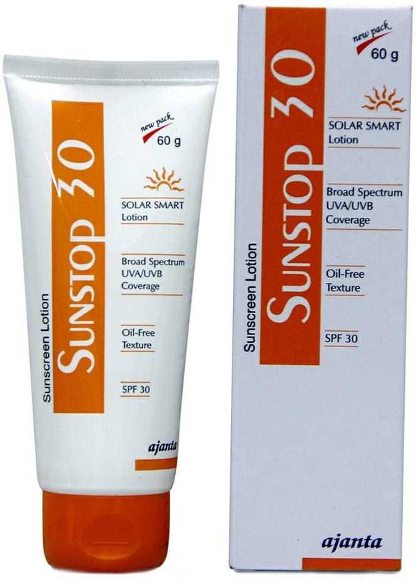 SUNSTOP 30 Sunscreen Lotion SPF 30 Price in India, Buy SUNSTOP 30