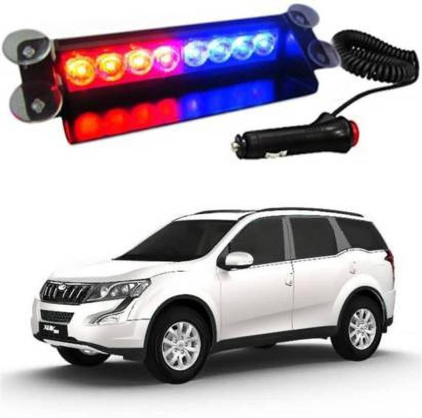 Shilan 8 LED Police Car Flashing Lights for XUV Interior Light Car