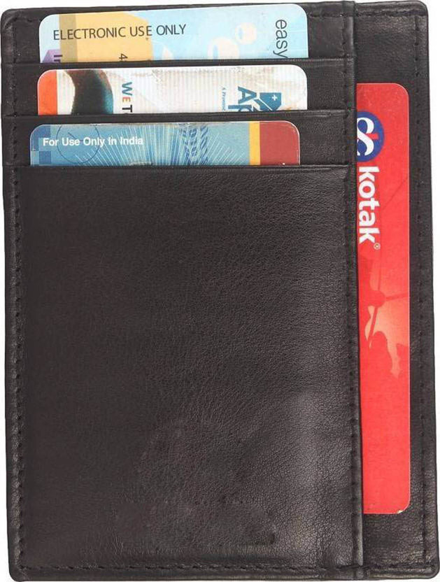 ASOS Men Black Genuine Leather Card