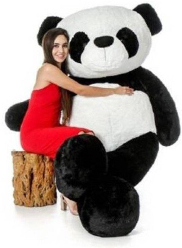 STUFY STUFY 3 Feet Long Panda Teddy Bear  - 90 cm(Black) - Flipkart Deal