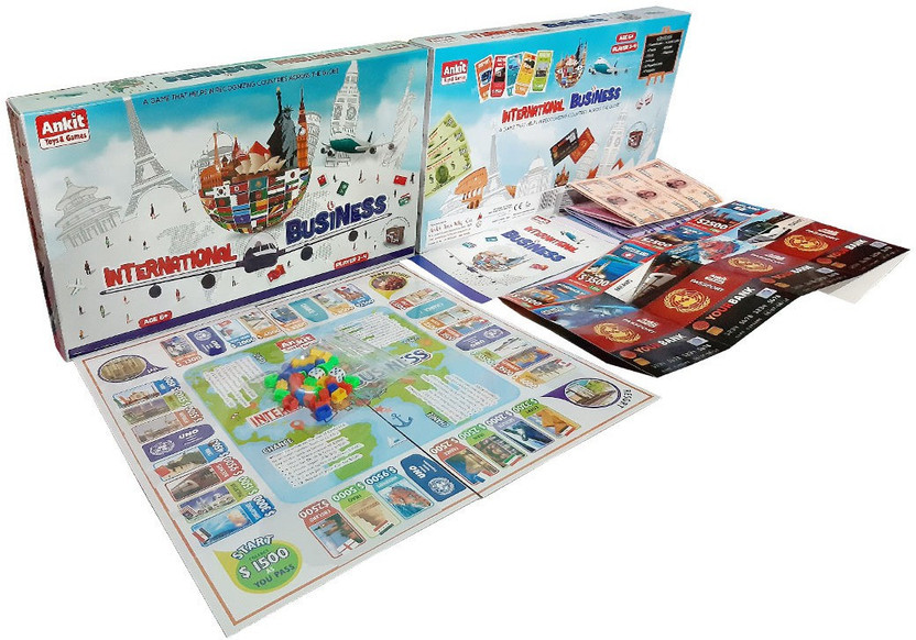 JMD Creation Classic International Business Board Game For Business Skill Development Money & Assets Board Game