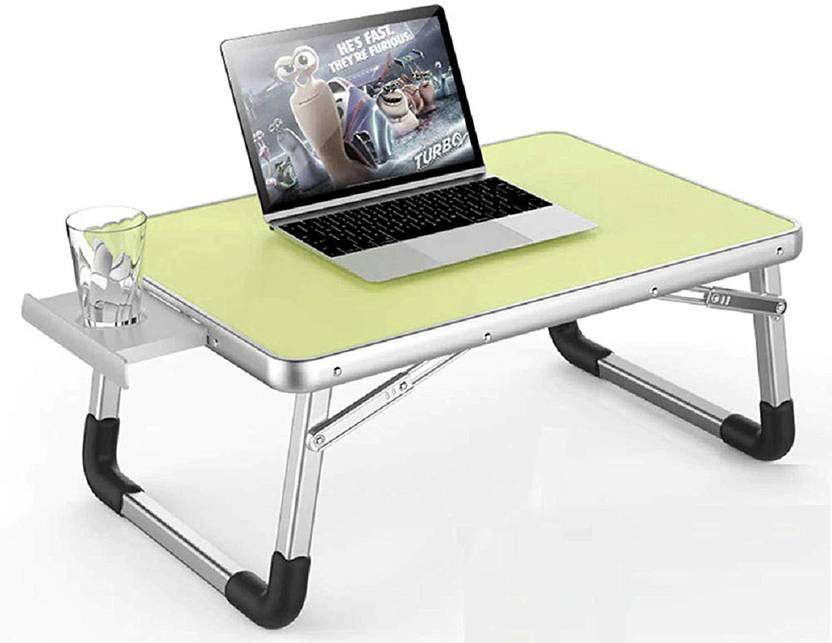 Kurtzy Metal Portable Laptop Table Price in India Buy Kurtzy Metal