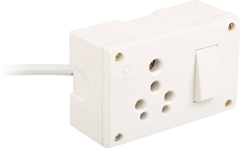 PALFREY Electric Extension Board Single 16A with switch and Heavy