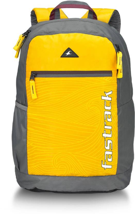 Fastrack Scamper 25 L Laptop Backpack Mustard Price in India