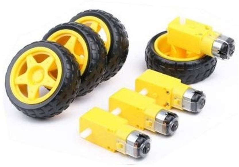 Best Price Ever 4PCs DC Electric Motor 36V Dual Shaft Geared TT