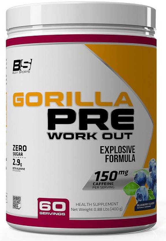 Bulk Sports Gorilla Pre Workout EAA (Essential Amino Acids) Price in