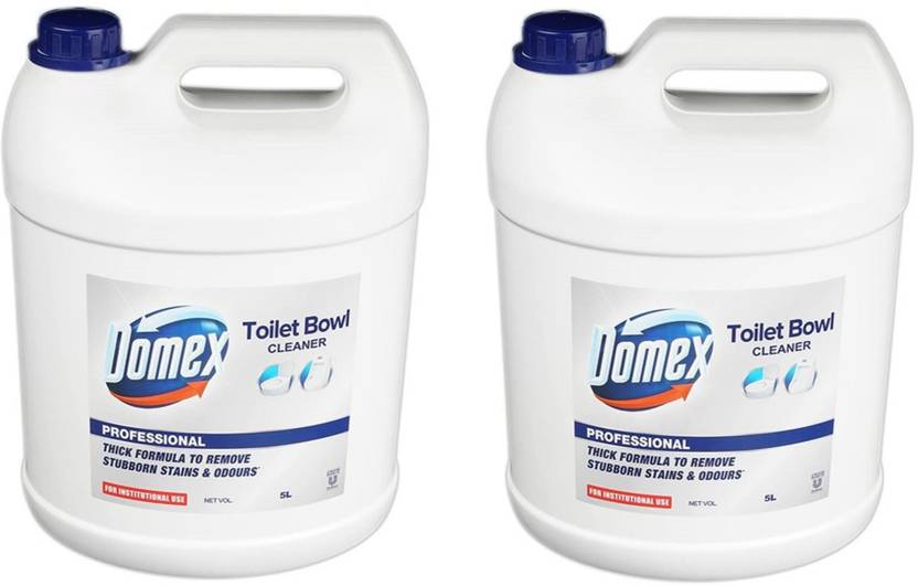 Domex Toilet Cleaner 5 L Pack OF 2 Regular Liquid Toilet Cleaner Price