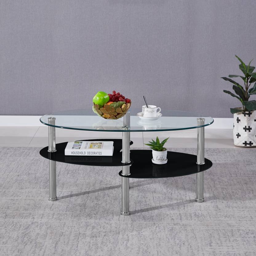 KRIJEN Lodgy Glass Coffee Table Price in India Buy KRIJEN Lodgy Glass