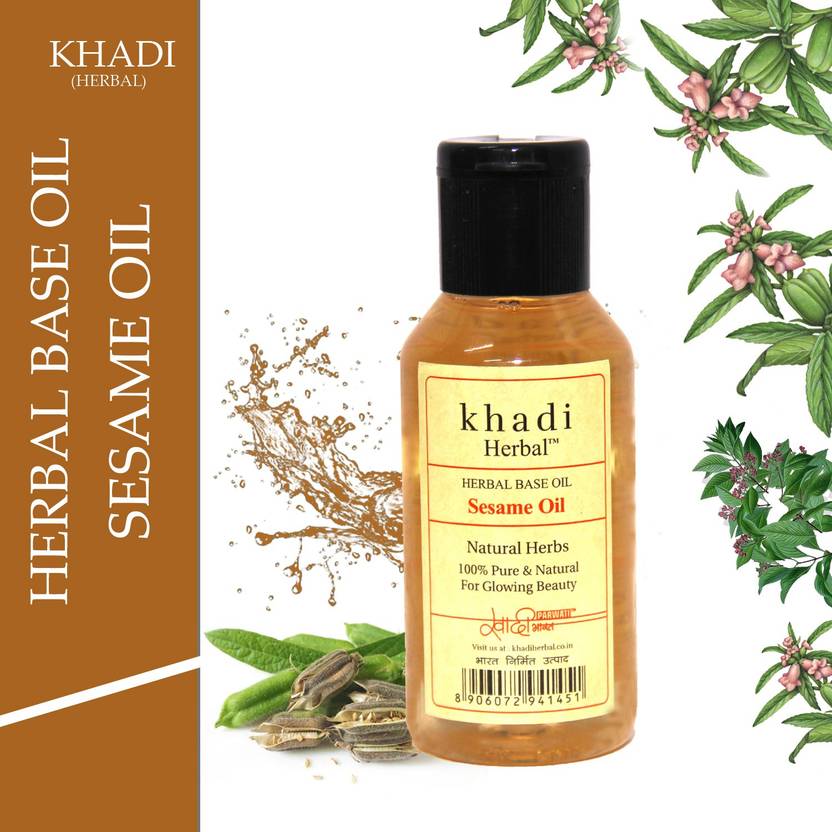 HERBAL KHADI Pure Herbal Ayurvedic Sesame Hair Oil (100 ml) Hair Oil