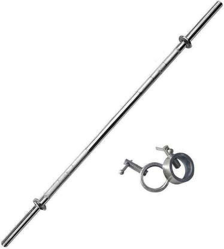 Sporto Zone 5 Feet Straight Rod 21 MM With 2 Piece Rod Locks Weight