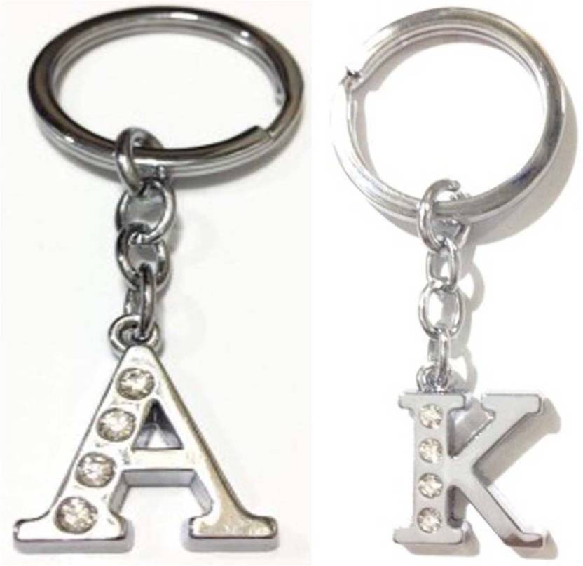 Rashi Traders Alphabet A & K Letter Key Chain Price in India - Buy ...