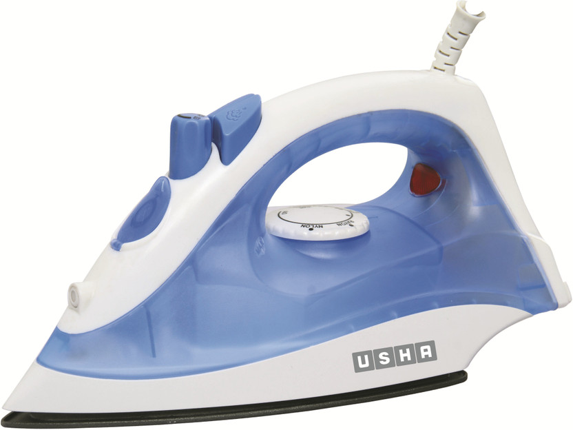 USHA SI 3713 1300 W Steam Iron(White, Blue)