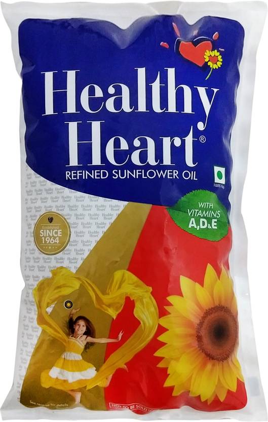 Healthy Heart Sunflower Oil Pouch Price in India Buy Healthy Heart