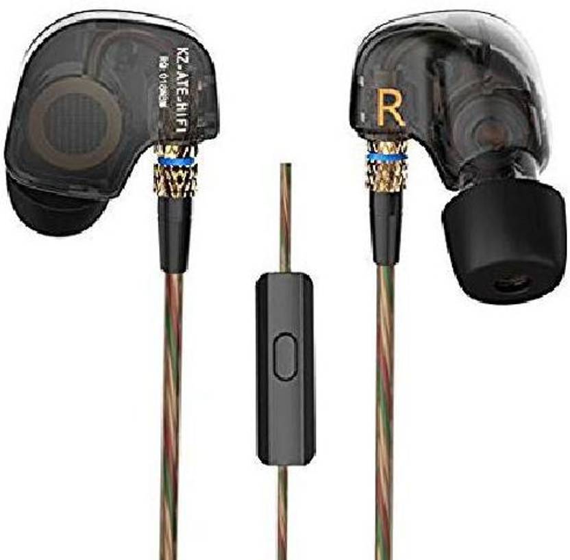 KZ Ate HiFi Iem Sports Headphones With Copper Driver Wired Headset