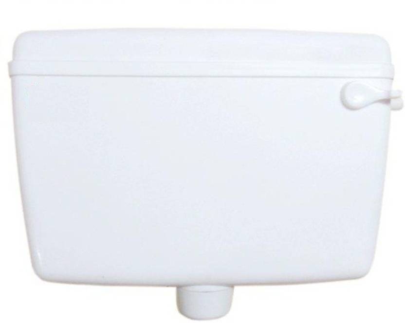 NEW WARE Toilet Flush Tank Slim and Sleek Side Handle Single Flush Tank