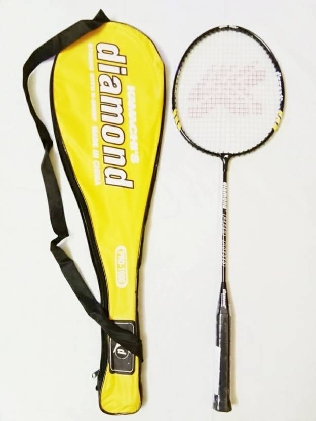 KAMACHI DIAMOND PRO1000 Yellow, Black Strung Badminton Racquet Buy