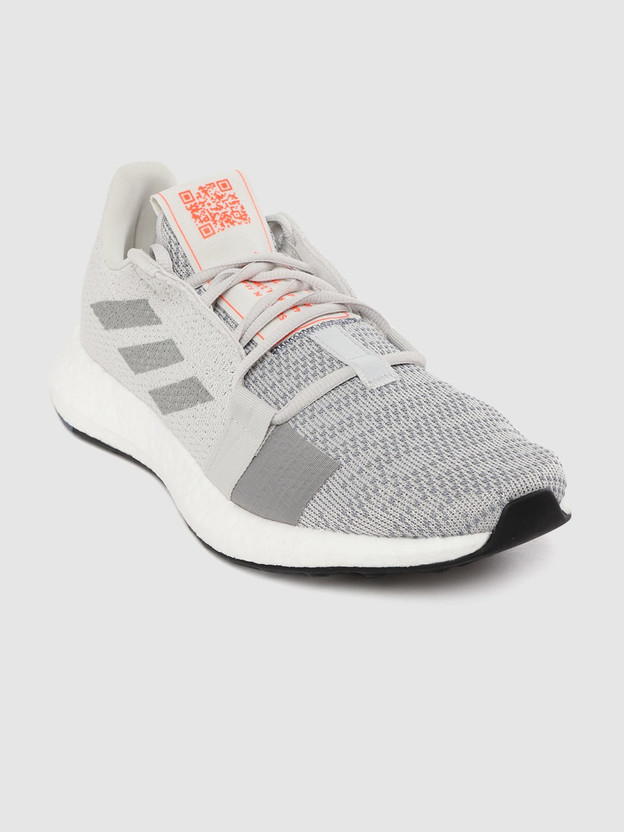 Adidas men grey woven design