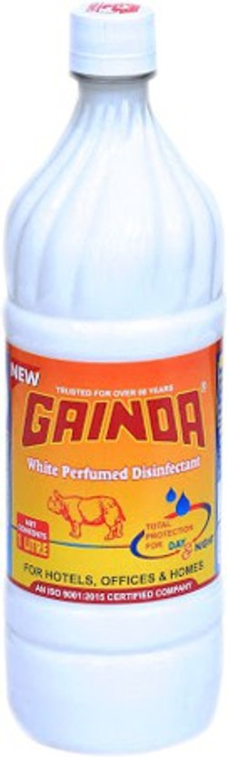 GAINDA White Perfumed Disinfectant Phenyl Plain(1 L)