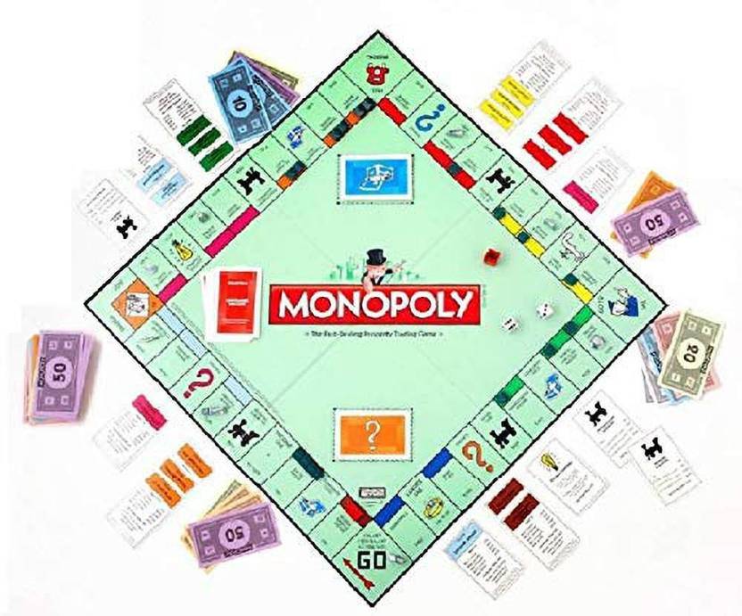 CRAZY TOYS Monopoly India Edition Board Game Money Assets Games