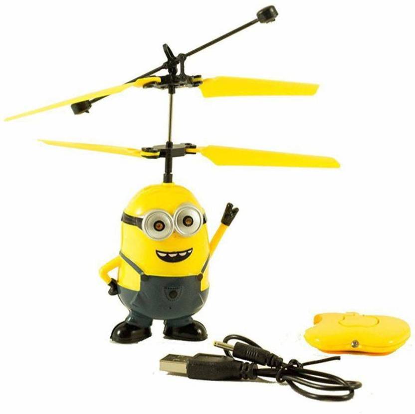 MOMS AND KIDS Despicable Me 2 Flying Minion Helicopter with Infrared