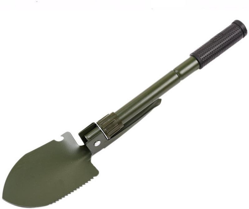 UDee UDee Portable Camping Hiking Military Survival Garden Mini Folding Shovel with Case Shovel - Flipkart Deal